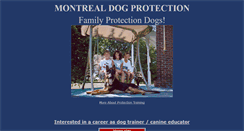 Desktop Screenshot of montrealdogprotection.com